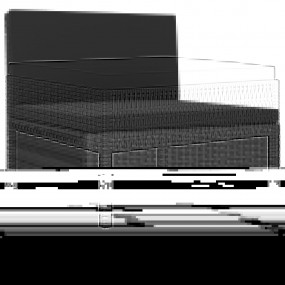 Garden Furniture Set Black