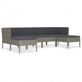 Garden Furniture Set Grey