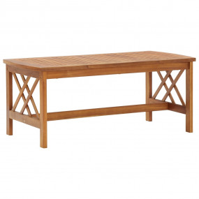 Garden Lounge Set Dark grey Solid Acacia Wood Medium Se...