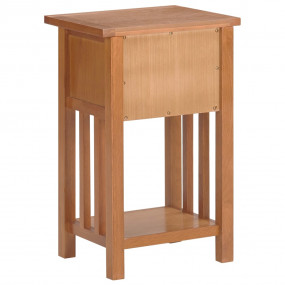 Magazine Table Natural Oak Solid oak wood, MDF Compact