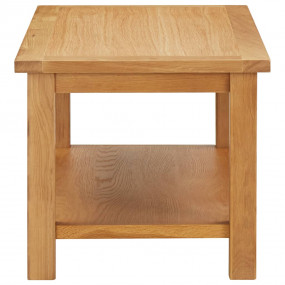 Coffee Table Natural Solid oak wood, MDF with oak venee...