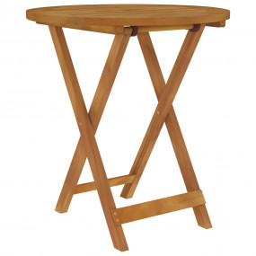 Garden Dining Set Natural Acacia Solid Acacia wood Smal...