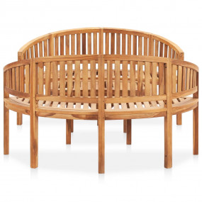 Garden Lounge Set Natural Teak Solid Teak Wood Large Du...