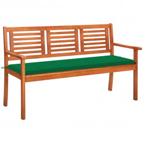 Bench Eucalyptus Wood Solid Eucalyptus Wood 59.1 in wid...