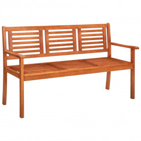Bench Brown Solid eucalyptus wood 59.1 in Ergonomic
