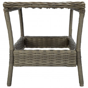 Garden Lounge Set Brown
