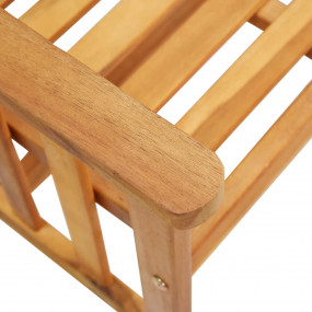 Patio Bistro Set Natural wood Solid Acacia wood Standar...