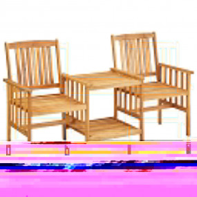 Patio Bistro Set Royal blue cushions