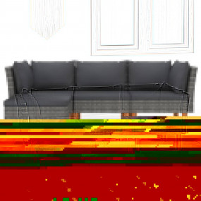Garden Lounge Set Gray