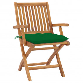 Patio Chair Set of 2 Natural Teak Solid Teak Wood Stand...