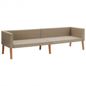 Outdoor Furniture Set Beige, Anthracite