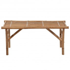 Garden Bench Natural Bamboo Medium Foldable