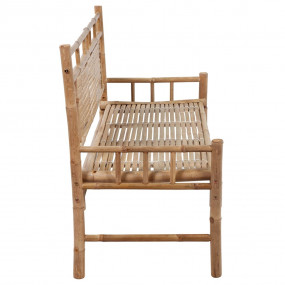 Garden Bench Bamboo 100% polyester 47.2 in Waterproof m...
