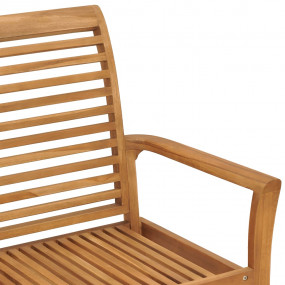 Patio Bench Durable Rustic Garden Bench Rectangular
