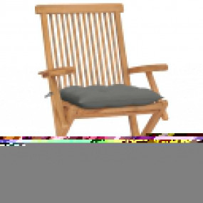 Garden Chair Set of 4 Natural wood Fine sanded teak har...