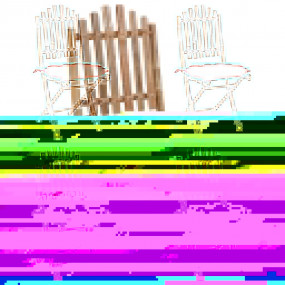 Patio Dining Set Set of 4 Bamboo Bamboo, Polyester Medi...