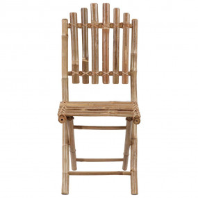 Garden Chair Set of 2 Bamboo natural Bamboo Standard Fo...