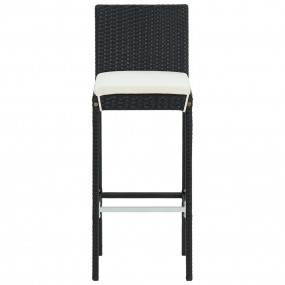 Garden Bar Set Black, Cream White