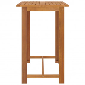 Garden Bar Set Grey, Wood