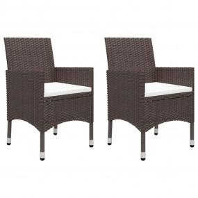 Dining Set Brown, Cream White Solid acacia wood Medium ...