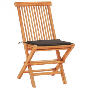 Bistro Set Set of 3 Taupe Fine sanded teak hardwood, 10...