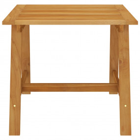 Dining Set Light Grey, Black, Acacia Wood