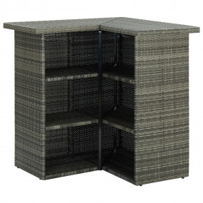 Garden Bar Set Gray
