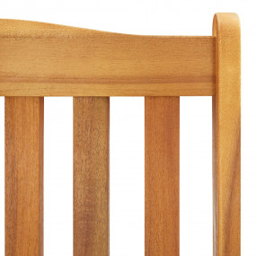 Rocking Chair Natural Solid Acacia wood Standard Rockin...