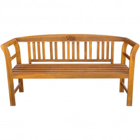 Garden Bench Beige, Natural Wood Solid Acacia wood 61.8...