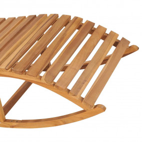 Sun Lounger Teak Teak Wood Large Sun Lounger Waveform