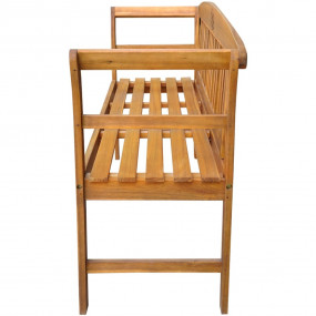 Garden Bench Natural wood Solid Acacia wood, Polyester ...