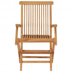 Patio Chair Set of 8 Teak Teak wood Foldable Patio Chai...