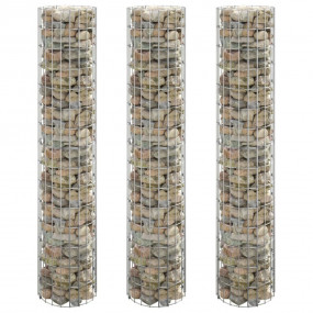 Gabion Raised Bed Silver Galvanized steel Large Durable