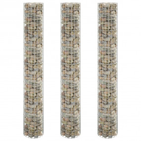 Gabion Raised Bed Silver Galvanized steel Large Durable