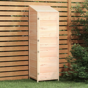 Garden Shed Brown Solid fir wood Medium Garden Shed Rec...