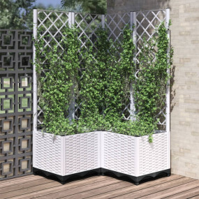 Garden Planter White Polypropylene Large Planters