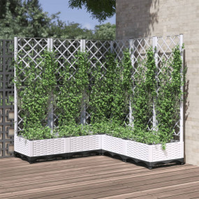 Garden Planter White Polypropylene Large Planters