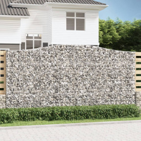 Gabion Basket Silver Galvanized iron Large Gabion Baske...