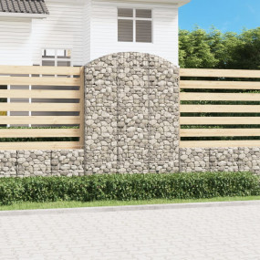 Gabion Basket Silver Galvanized iron Large Durable