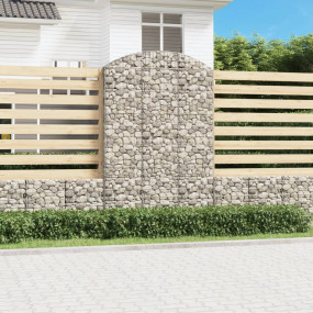 Gabion Basket Silver Galvanized Iron Large Durable