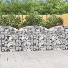 Gabion Basket Silver Galvanized Iron Large Durable