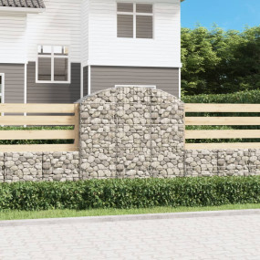 Gabion Basket Silver Galvanized iron Large Decorative I...