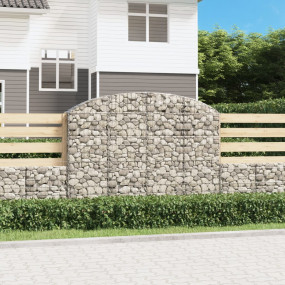 Gabion Basket Silver Galvanized iron Extra Large