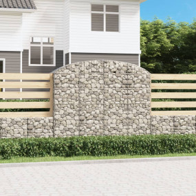 Gabion Basket Silver Galvanized Iron Large Durable