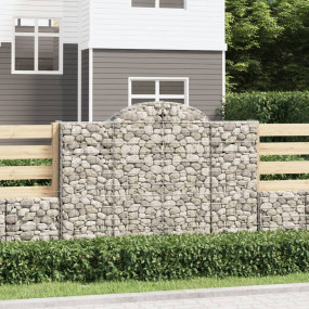 Gabion Basket Silver Galvanized Iron Large Durable