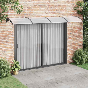 Door Canopy Black, Transparent Polycarbonate, ABS, Alum...