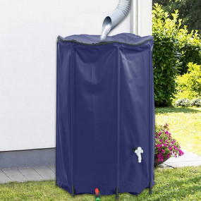 Water Tank Blue PVC Large Collapsible Water Tank Cylind...