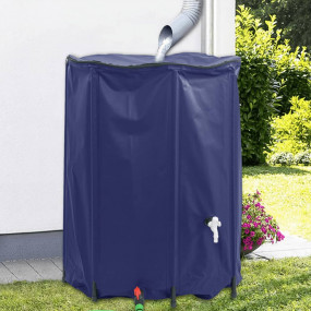 Water Tank Blue PVC Large Collapsible Water Tank Cylind...