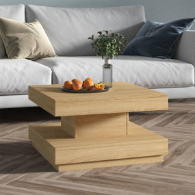 Coffee Table Light brown MDF with veneer Standard Moder...
