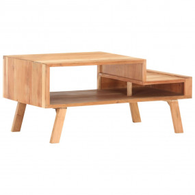 Coffee Table Natural wood Solid acacia wood 39.4 x 19.7...